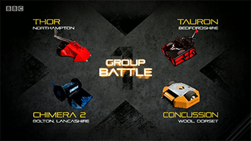 The robots in Tauron's melee.